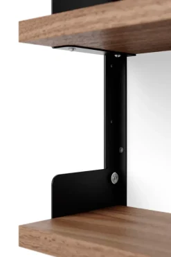 New New Works Estantería de pared Tea Shelf 46x62,5 cm, Nogal NegroMarrón