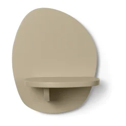 Ferm Living Estantería de pared Pilu 25 cm, Cashmere Beige