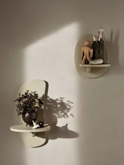 Ferm Living Estantería de pared Pilu 25 cm, Cashmere Beige