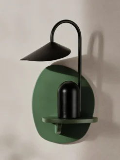 New Ferm Living Estantería de pared Pilu 25 cm, Verdant Green Verde