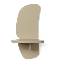Ferm Living Estantería de pared Pilu 40 cm, Cashmere Beige