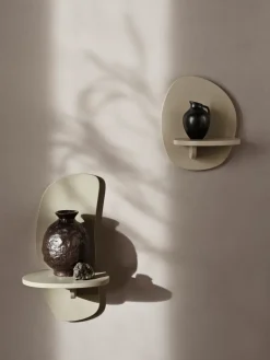 Ferm Living Estantería de pared Pilu 40 cm, Cashmere Beige