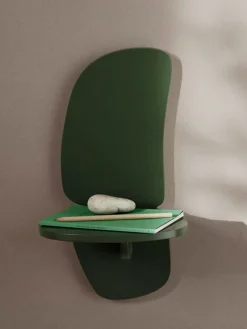 New Ferm Living Estantería de pared Pilu 40 cm, Verdant Green Verde