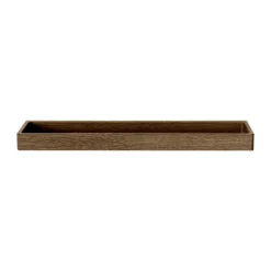 Best Andersen Furniture Estantería de pared Shelf 11 44 cm, Dark Stain Matt Lacquer Ash. Marrón