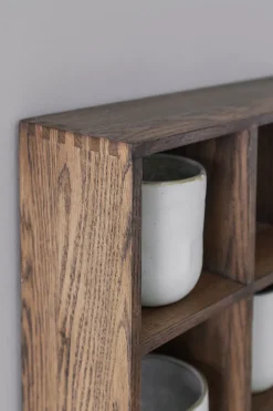 Hot Mette Ditmer Estantería de pared Showcase 40x53 cm, Dark oiled oak Marrón