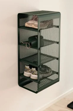 Hot Tica copenhagen Estantería de pared Tica Rack Wall large, Dark green Verde