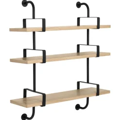 Clearance GUBI Estantería Démon 3 baldas 95 cm, Oak Marrón