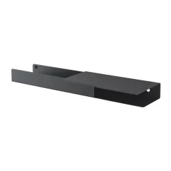 Hot Muuto Estantería Folded platform 62x5,4 cm, Black Negro