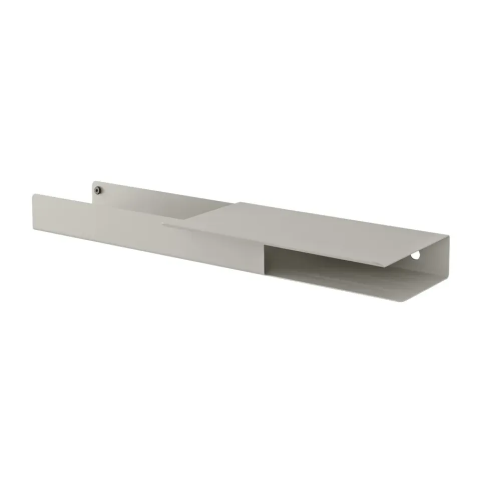 Outlet Muuto Estantería Folded platform 62x5,4 cm, Grey Gris