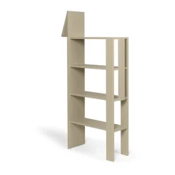 Outlet Ferm Living Estantería Giraffe 69x140 cm, Cashmere Beige