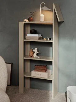 Outlet Ferm Living Estantería Giraffe 69x140 cm, Cashmere Beige