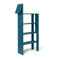 Clearance Ferm Living Estantería Giraffe 69x140 cm, Dark Blue Azul