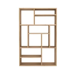 Hot Ethnicraft Estantería M Rack pequeña, Roble con aceite duro encerado Beige