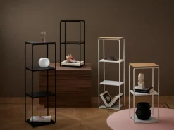 Outlet Maze Estantería Mixrack Floor Shelf S 26x19x57,2 cm, Stained oak-black MarrónNegro