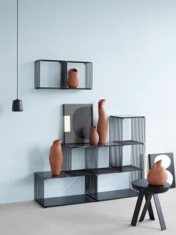 Hot Montana Estantería Panton Wire Extended 70x34,8x34,8 cm, Black Negro