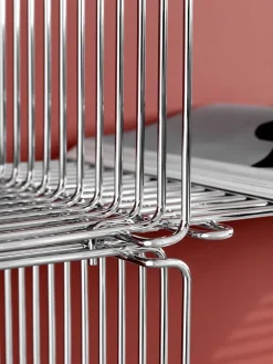 Sale Montana Estantería Panton Wire Extended 70x34,8x34,8 cm, Chrome Plateado