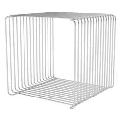 New Montana Estantería Panton Wire Single 34,8x34,8x34,8 cm, Chrome Plateado
