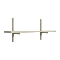 Best Andersen Furniture Estantería para pared A-Light Shelf Special Edition, Light 90x21x35 cm Beige
