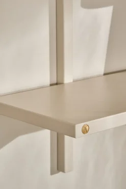 Best Andersen Furniture Estantería para pared A-Light Shelf Special Edition, Light 90x21x35 cm Beige