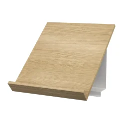 Pira Estantería para revistas G2 , Roble blanco-blanco MarrónBlanco
