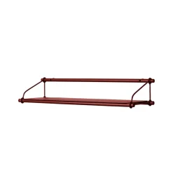 Warm Nordic Estantería Parade, Oxide red, 1 balda Rojo