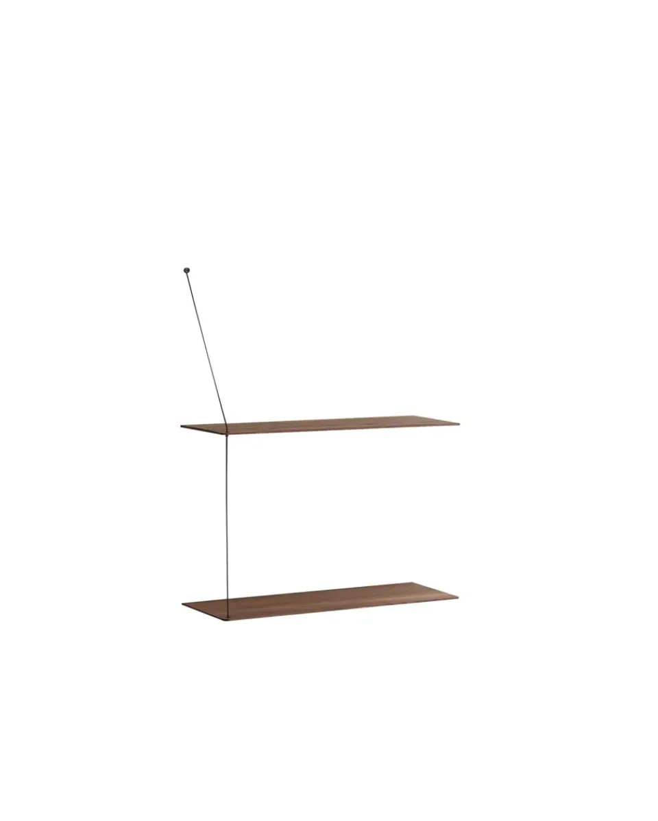 Online Woud Estantería Stedge 60 cm, Roble ahumado Marrón