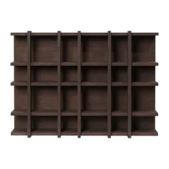 Online Ferm Living Estantería Tilem, Roble teñido oscuro, 6x4 Marrón