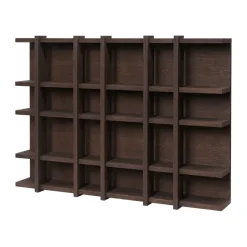 Online Ferm Living Estantería Tilem, Roble teñido oscuro, 6x4 Marrón
