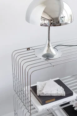 Discount Mette Ditmer Estantería Wire, Chrome, 31x70x26 cm Plateado