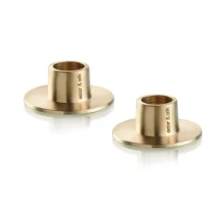 Sale Ester & erik 2 Candelabros mate, Oro Color dorado