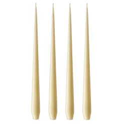 Sale Ester & erik 4 Velas lacadas, Pale ginger 14-0, 42 cm Beige
