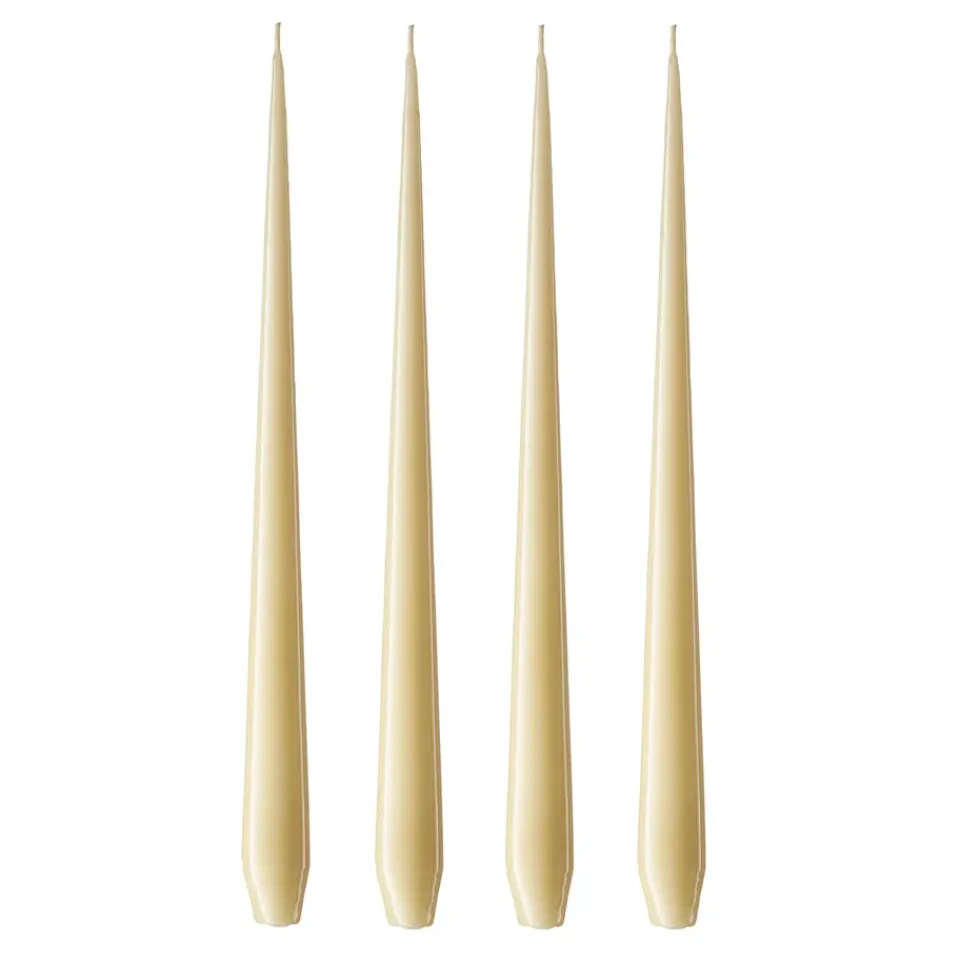 Sale Ester & erik 4 Velas lacadas, Pale ginger 14-0, 42 cm Beige