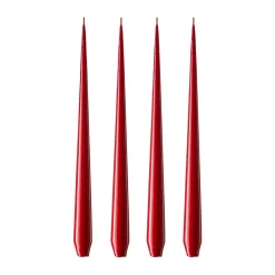 Best Ester & erik 4 Velas lacadas, winter berry, 42 cm Rojo