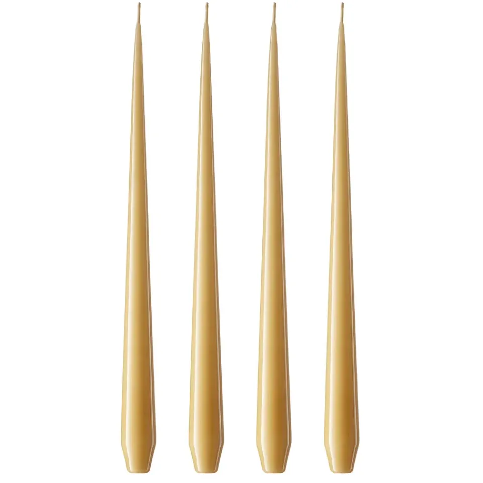 Best Ester & erik 4 Velas lacadas, 14/2-0, 42 cm Beige