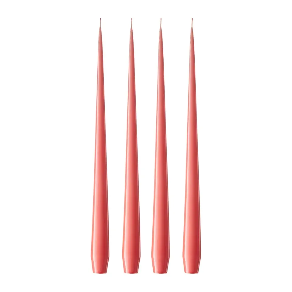 Best Ester & erik 4 Velas lacadas, Coral reef 26, 32 cm Rosa