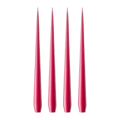 Discount Ester & erik 4 Velas lacadas, Deep pink 41/2, 42 cm Rosa