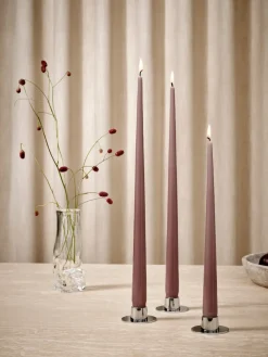 Best Ester & erik 4 Velas lacadas, Winter rose 84, 32 cm Púrpura