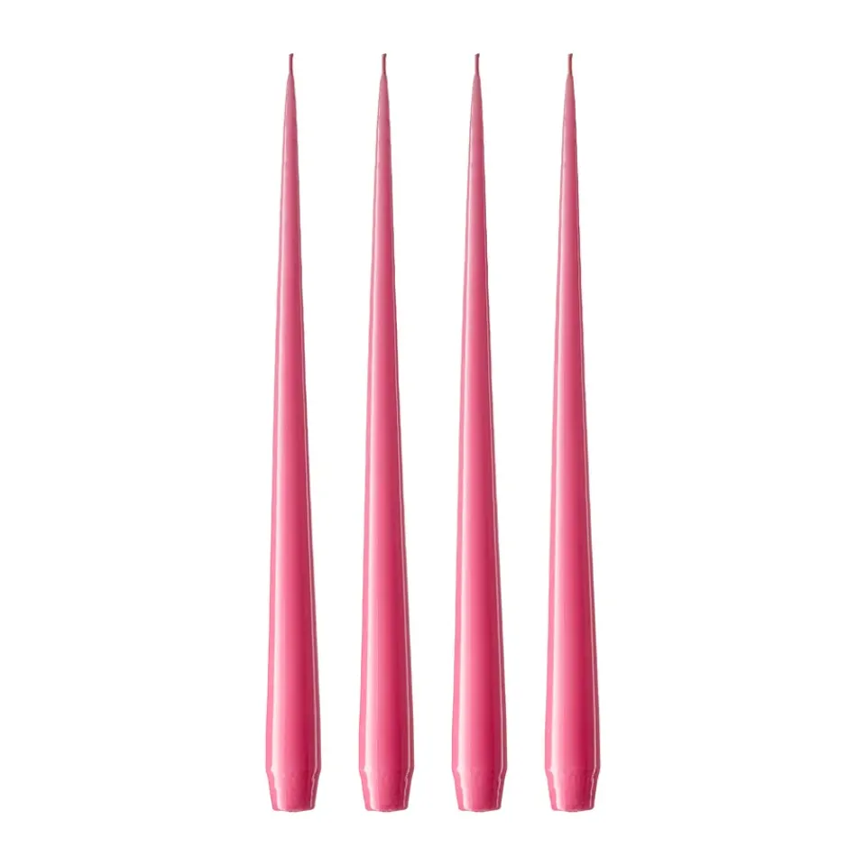 Sale Ester & erik 4 Velas lacadas, Clear pink 41, 42 cm Rosa