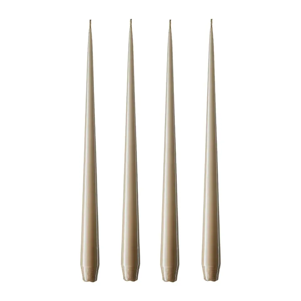 Sale Ester & erik 4 Velas lacadas, nougat note, 42 cm Beige