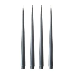 Outlet Ester & erik 4 Velas lacadas, dark slate, 42 cm Gris