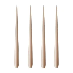 Online Ester & erik 4 Velas lacadas, ice latte, 32 cm Beige