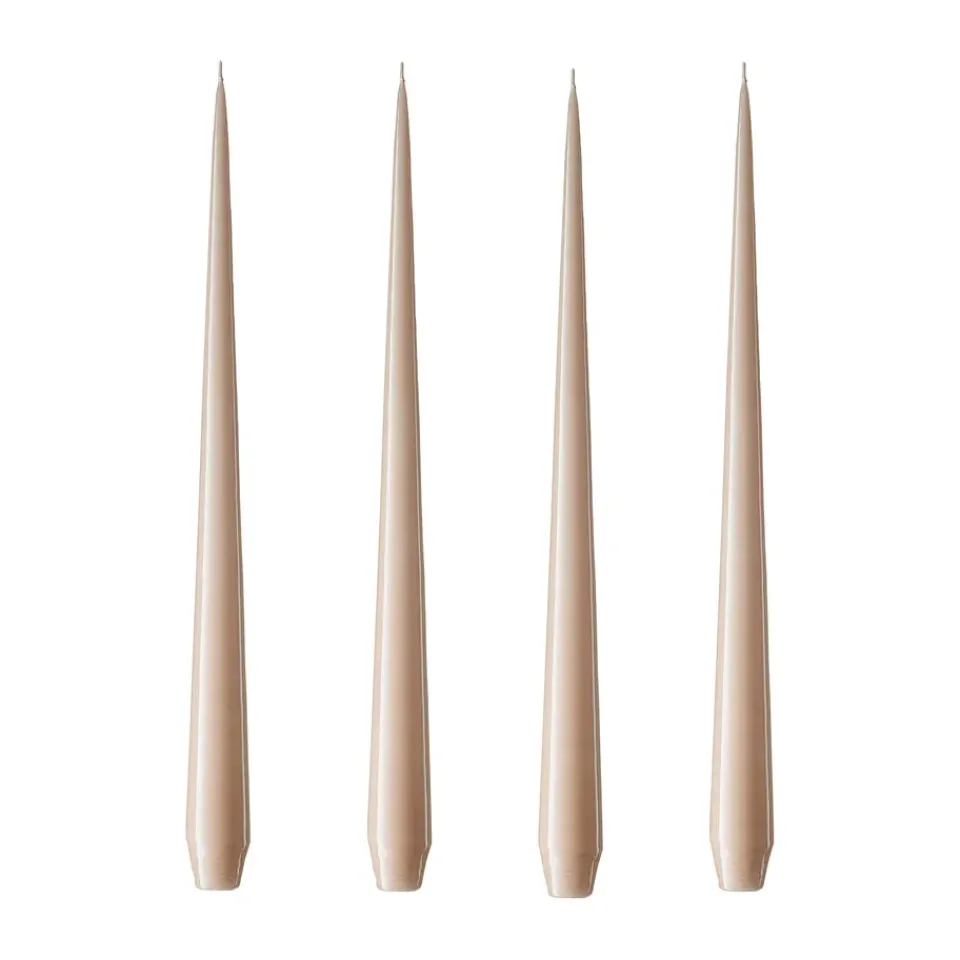 Online Ester & erik 4 Velas lacadas, ice latte, 32 cm Beige