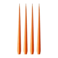 Discount Ester & erik 4 Velas lacadas, Mild orange 16, 42 cm Naranja
