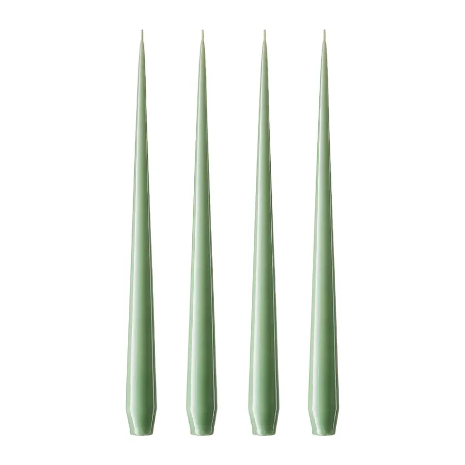 Ester & erik 4 Velas lacadas, eucalyptus, 32 cm Verde