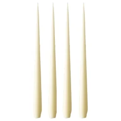 Ester & erik 4 Velas mate, Buttermilk 17, 32 cm Amarillo
