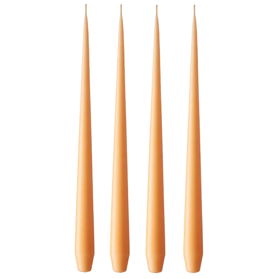 Outlet Ester & erik 4 Velas mate, dark Melon sorbet 19/2, 32 cm Naranja
