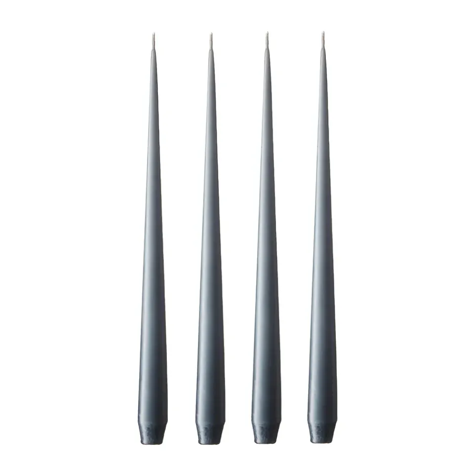 Clearance Ester & erik 4 Velas mate, dark slate, 42 cm Gris