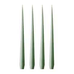 Ester & erik 4 Velas mate, eucalyptus, 32 cm Verde