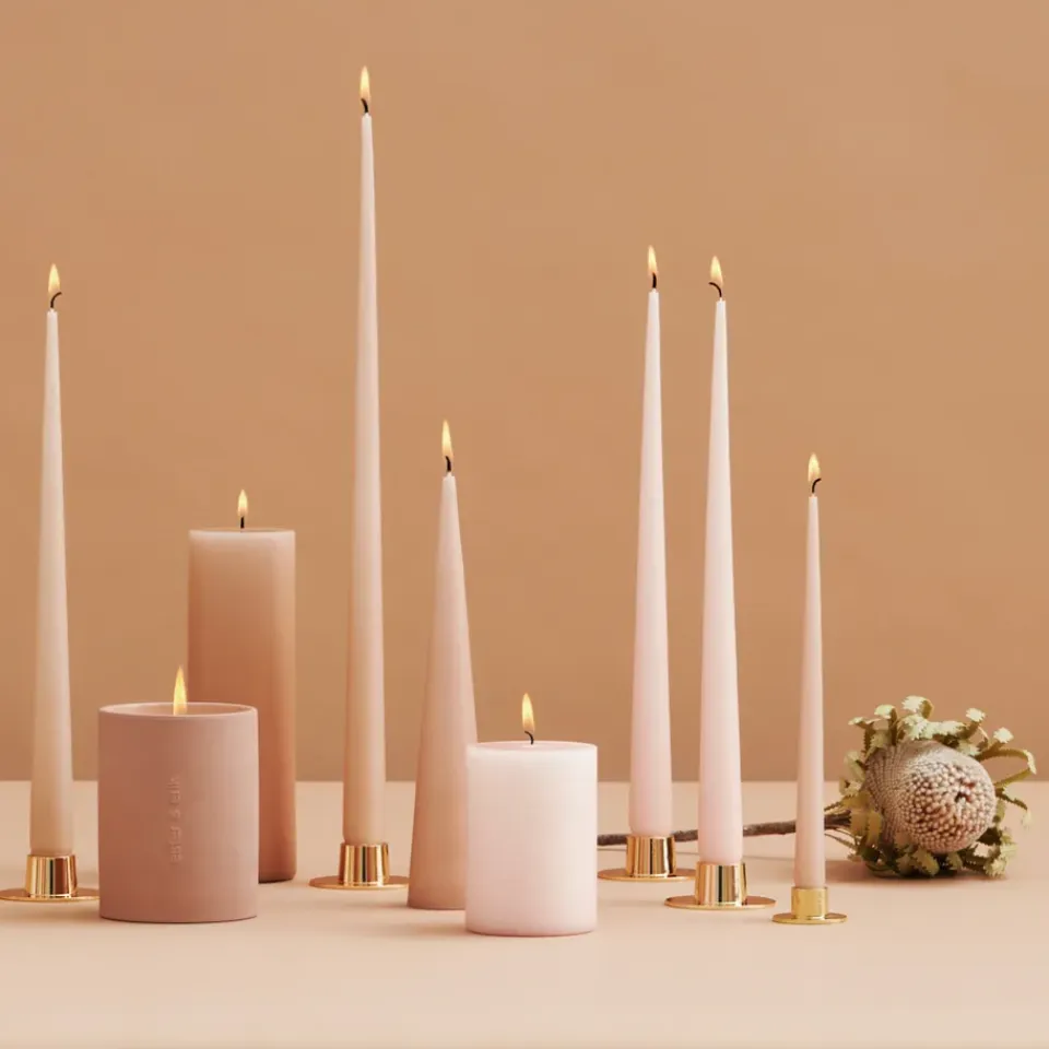 Online Ester & erik 4 Velas mate, ice latte, 32 cm Beige