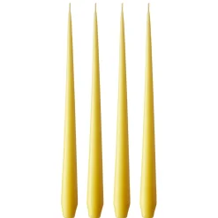 Sale Ester & erik 4 Velas mate, Lemon drop 15, 42 cm Amarillo